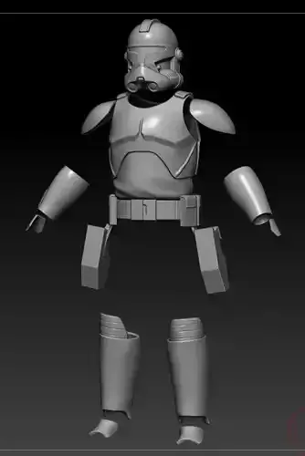 Rebel Captain Rex Figure Custom 3D print STL Files 3D print model