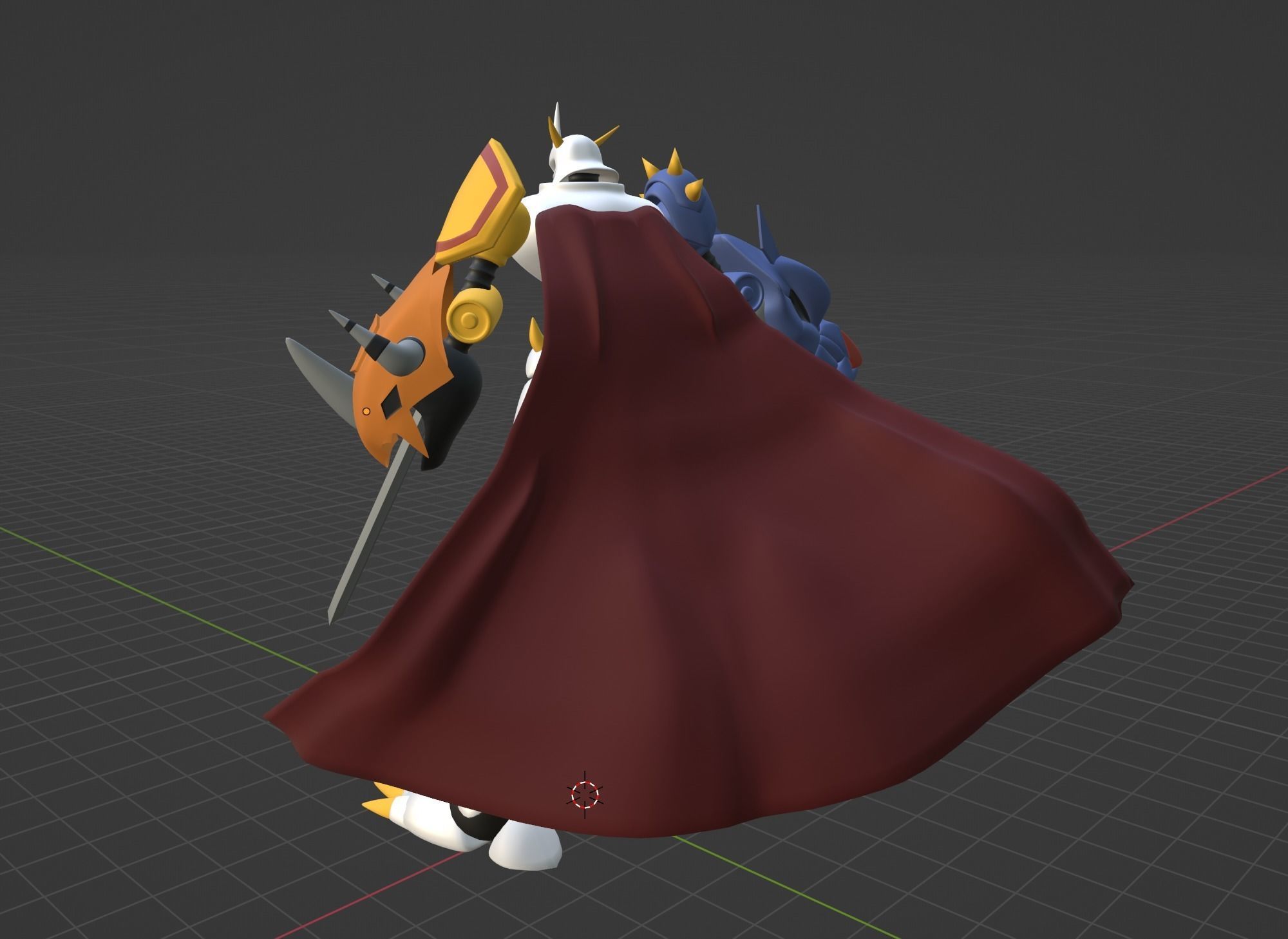 Omegamon - Digimon 3D model_5