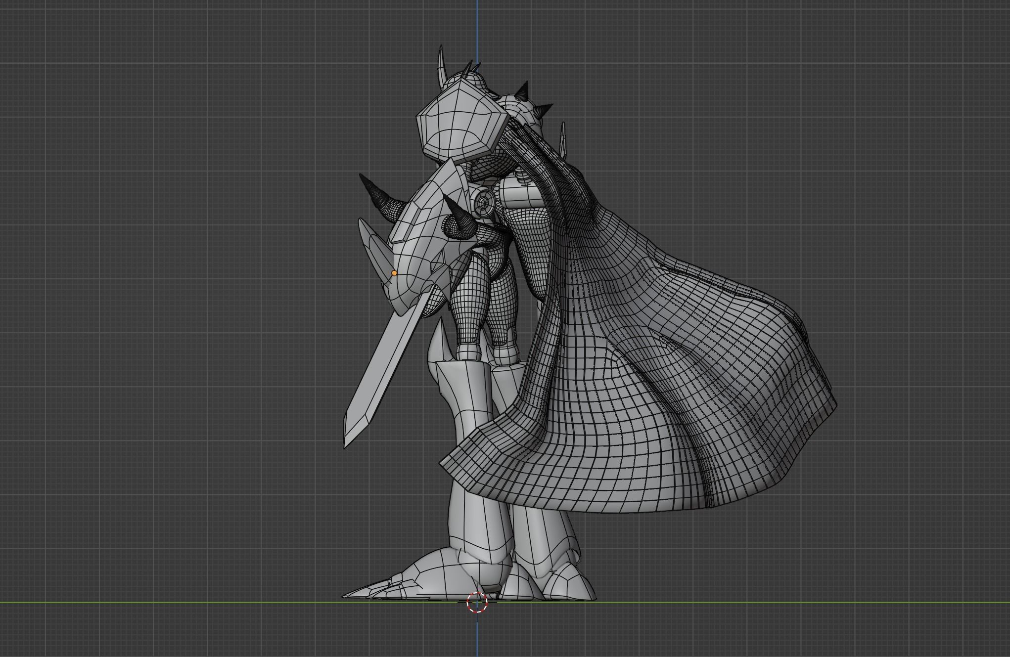 Omegamon - Digimon 3D model_10
