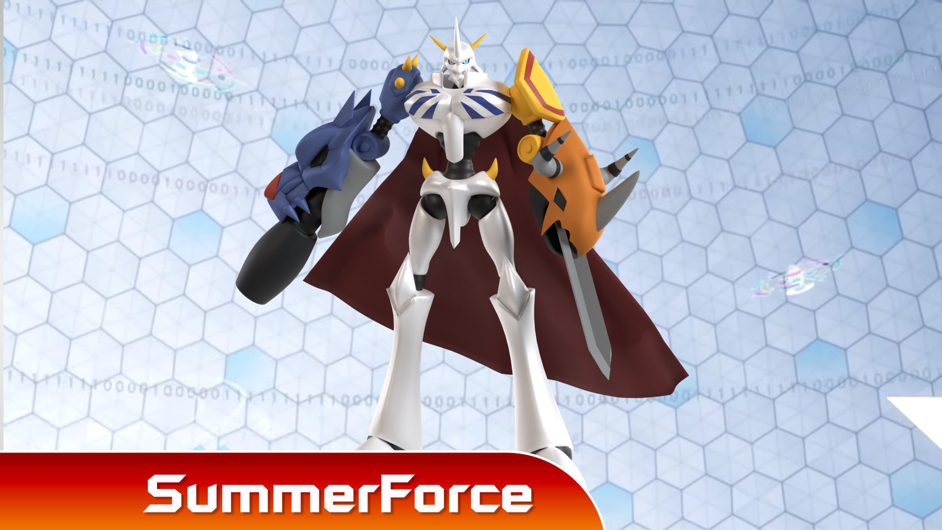 Omegamon - Digimon 3D model_2