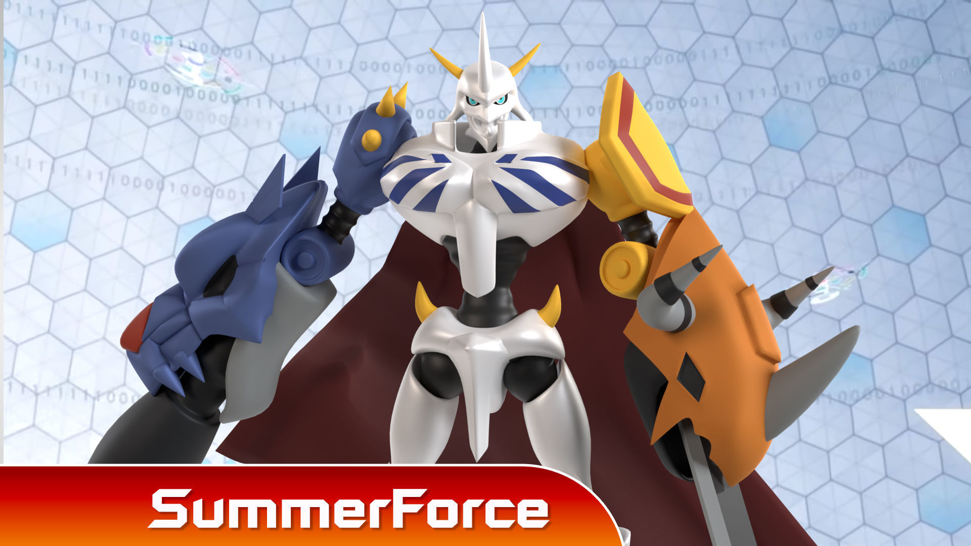 Omegamon - Digimon 3D model_1