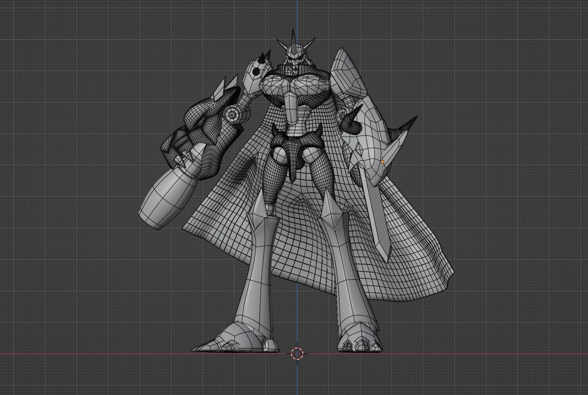 Omegamon - Digimon 3D model_9