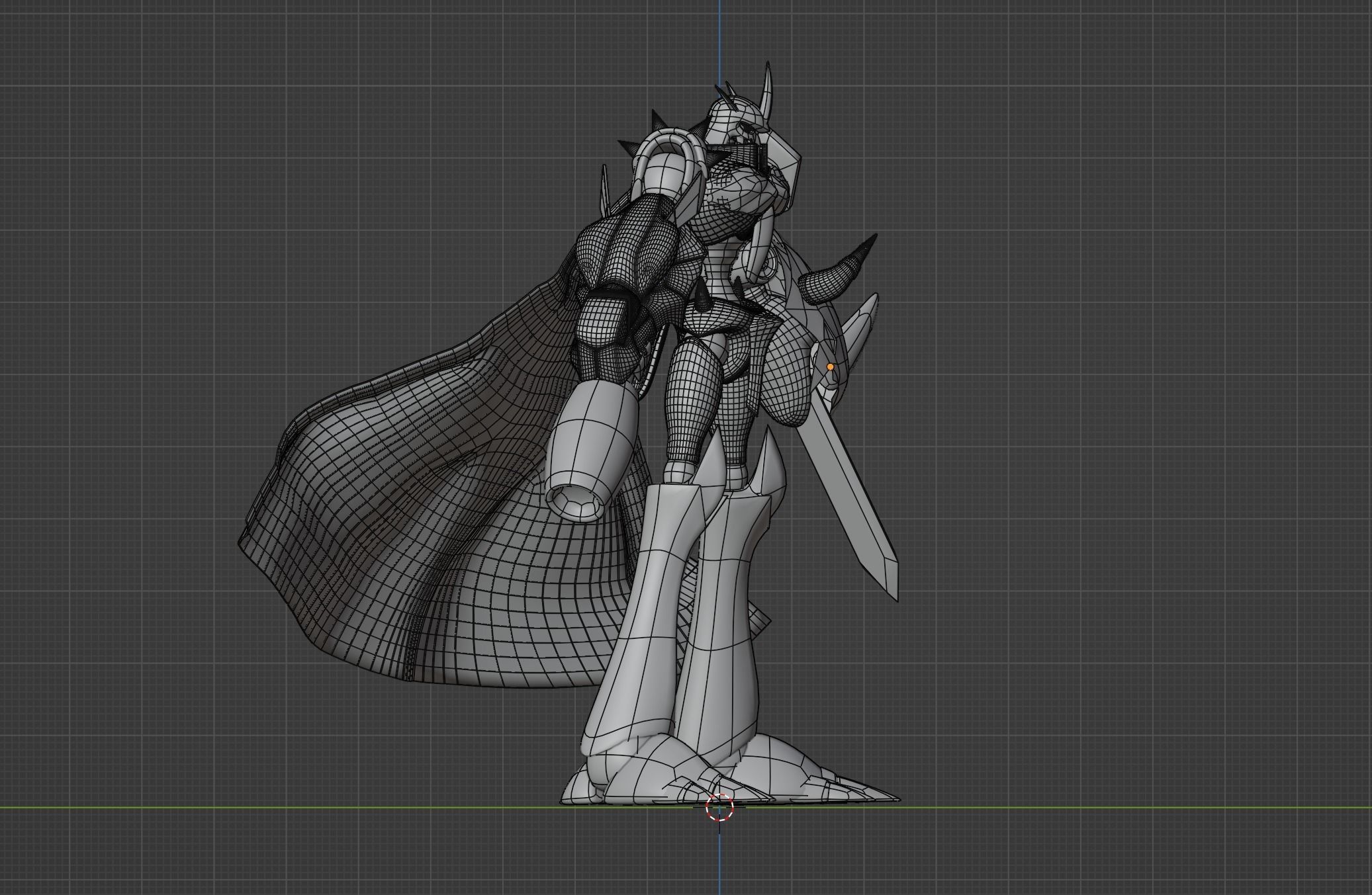 Omegamon - Digimon 3D model_12