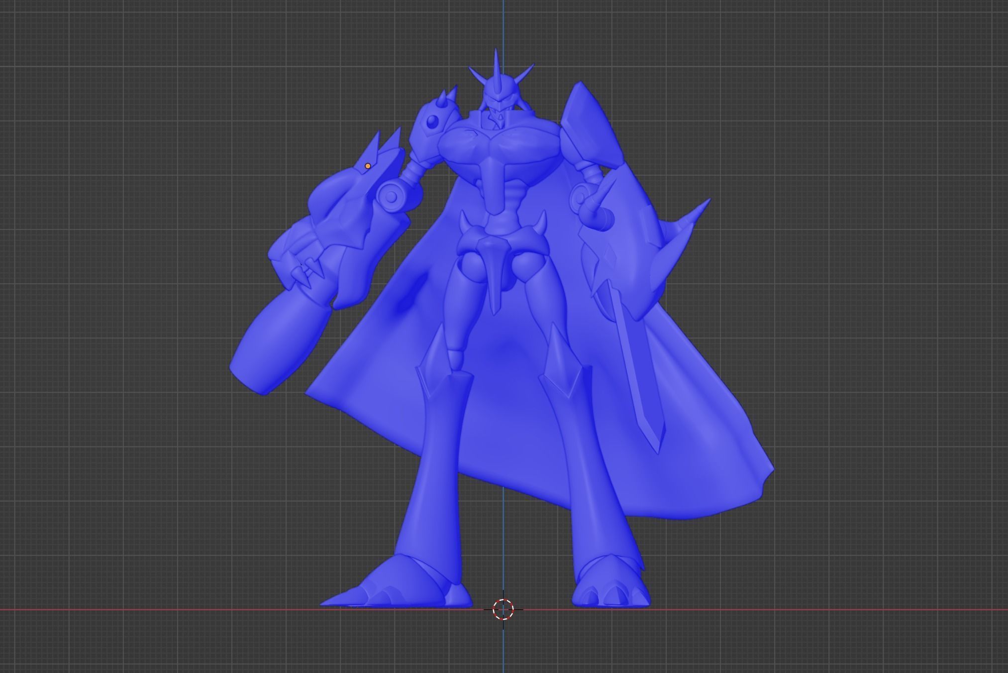 Omegamon - Digimon 3D model_14
