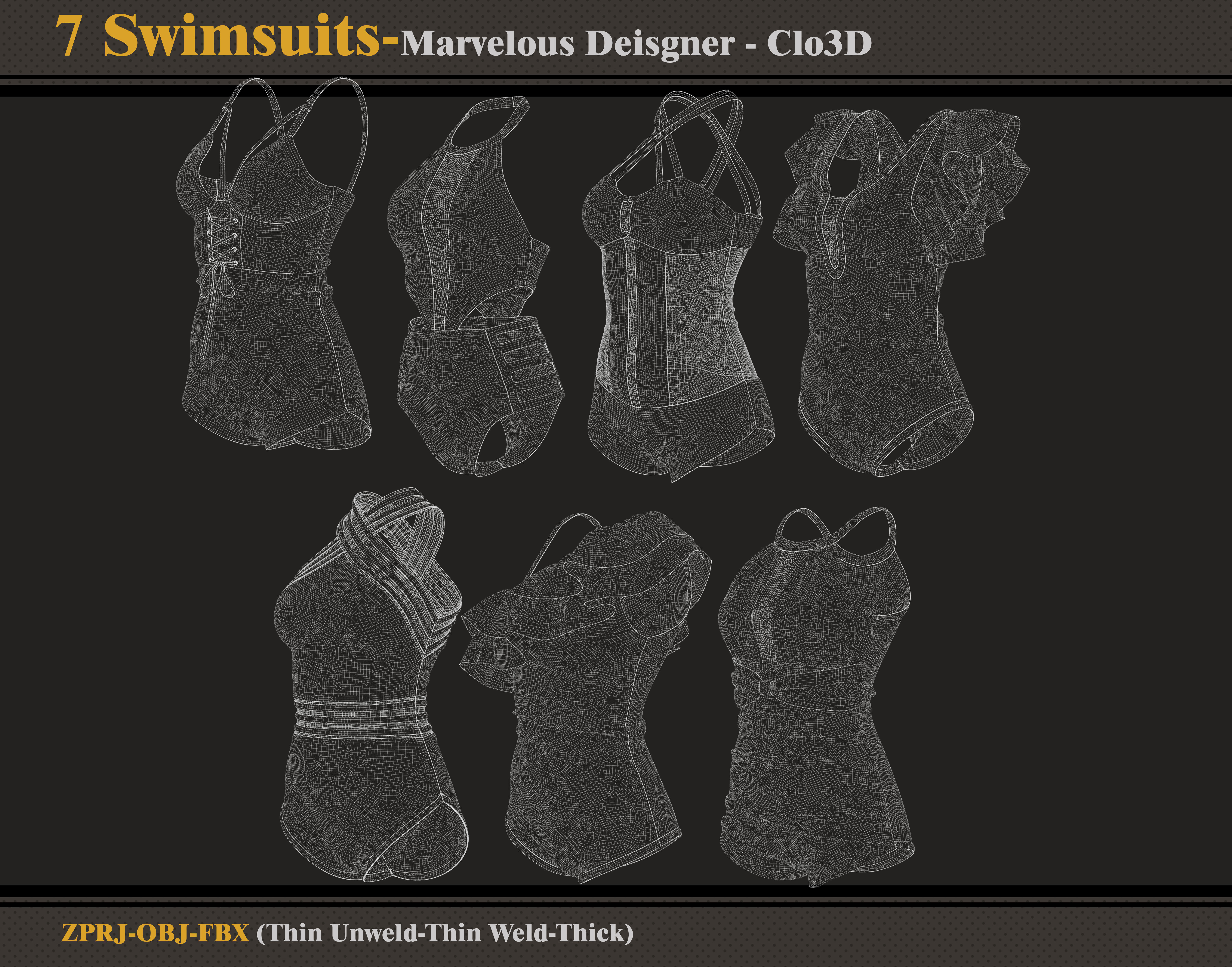 7 Swimsuit-MD-Clo3D-FBX-OBJ 3D model_8