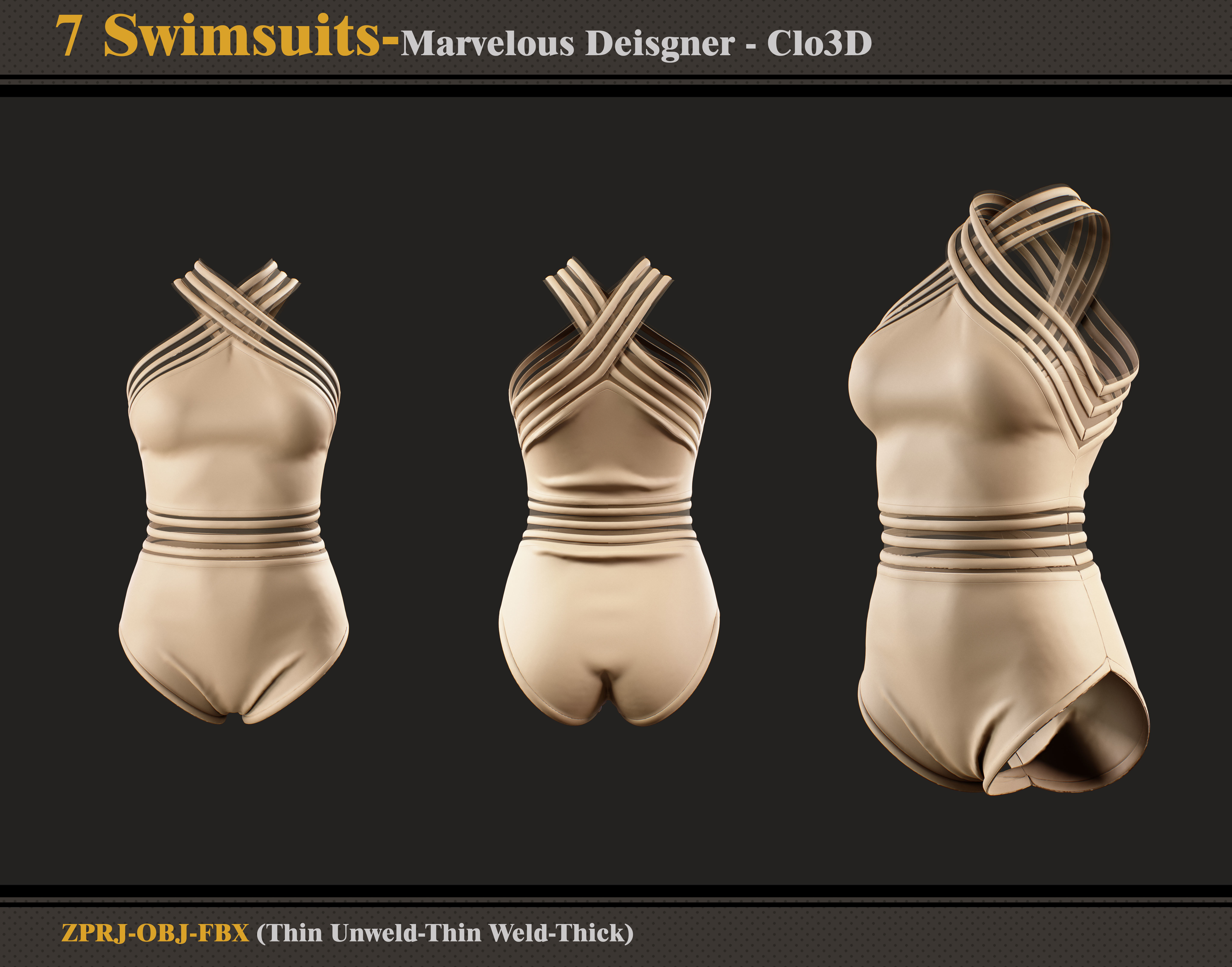 7 Swimsuit-MD-Clo3D-FBX-OBJ 3D model_3