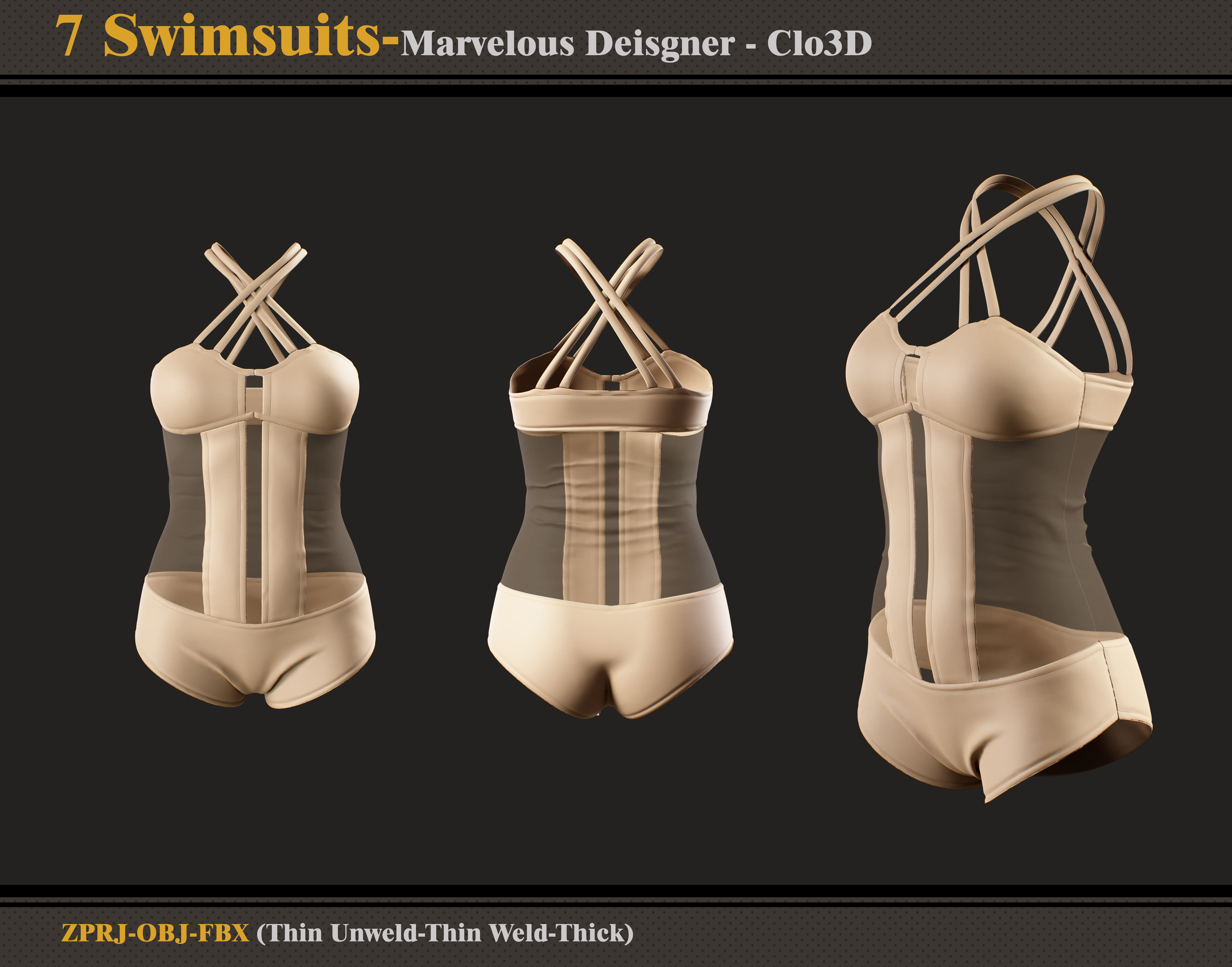 7 Swimsuit-MD-Clo3D-FBX-OBJ 3D model_5