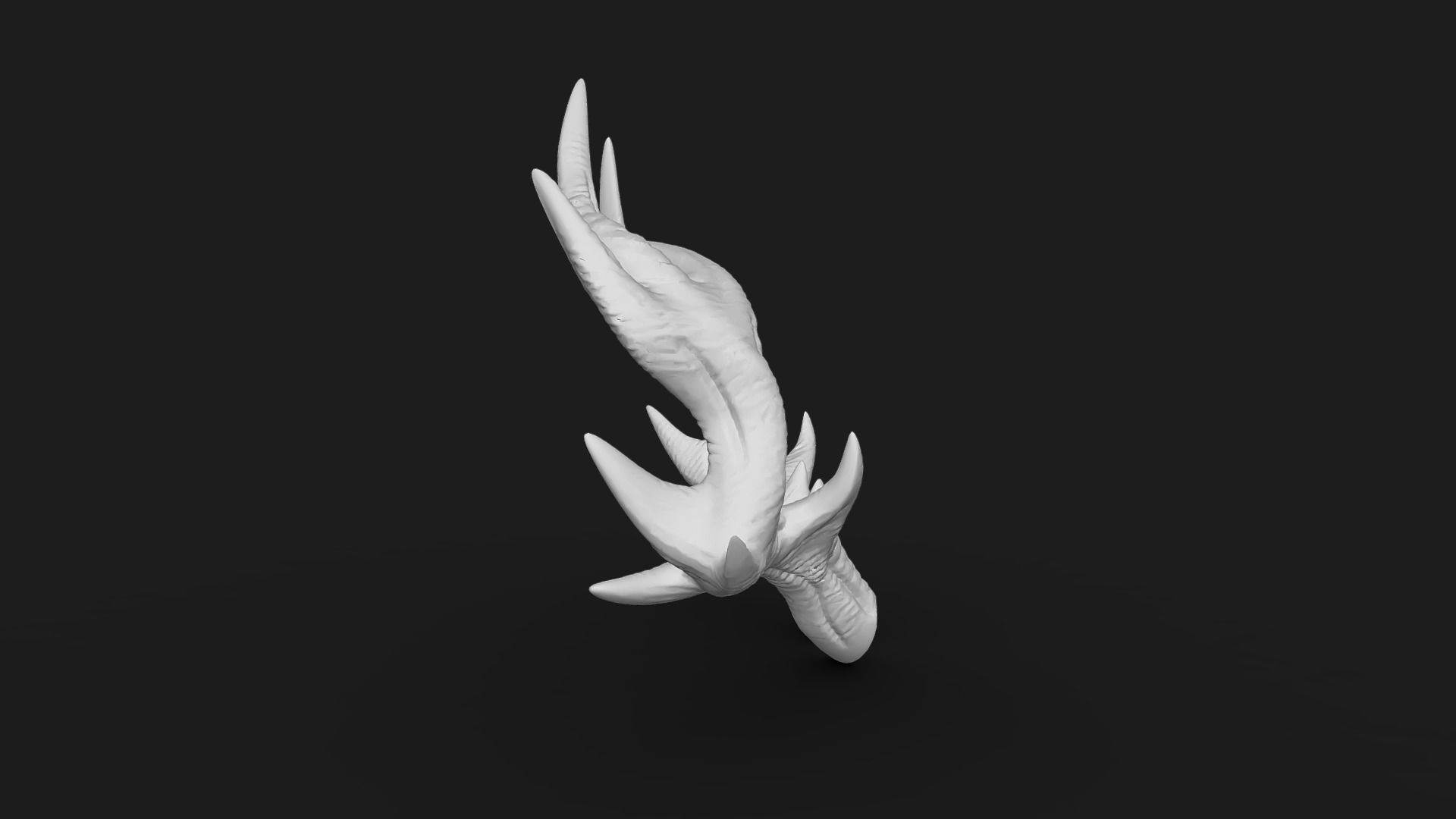 Antlers 3D print model_2