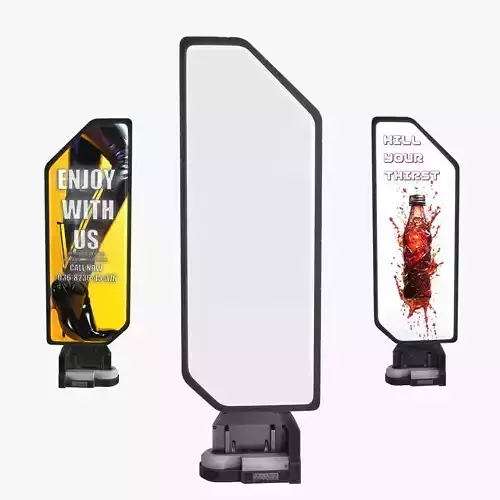 Sci-fi Billboard Sign v3 Low-poly 3D model