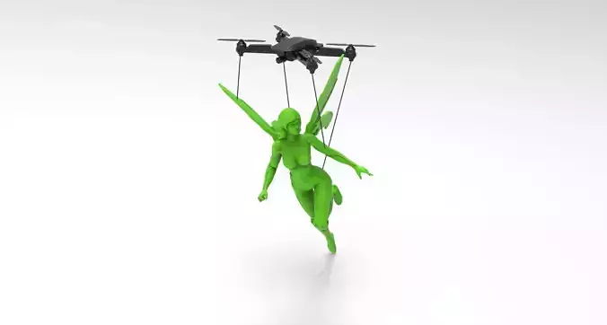Modern Tinker Bell 3D print model