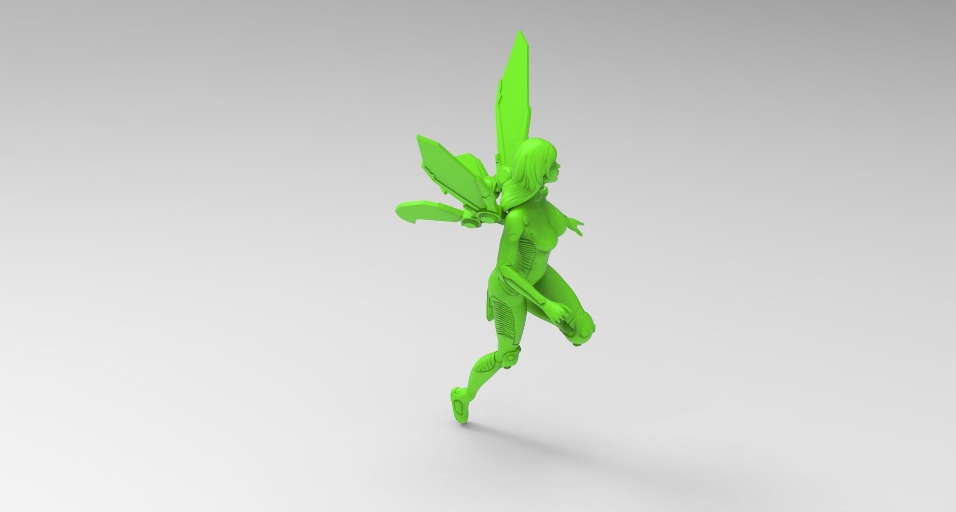 Modern Tinker Bell 3D print model_8