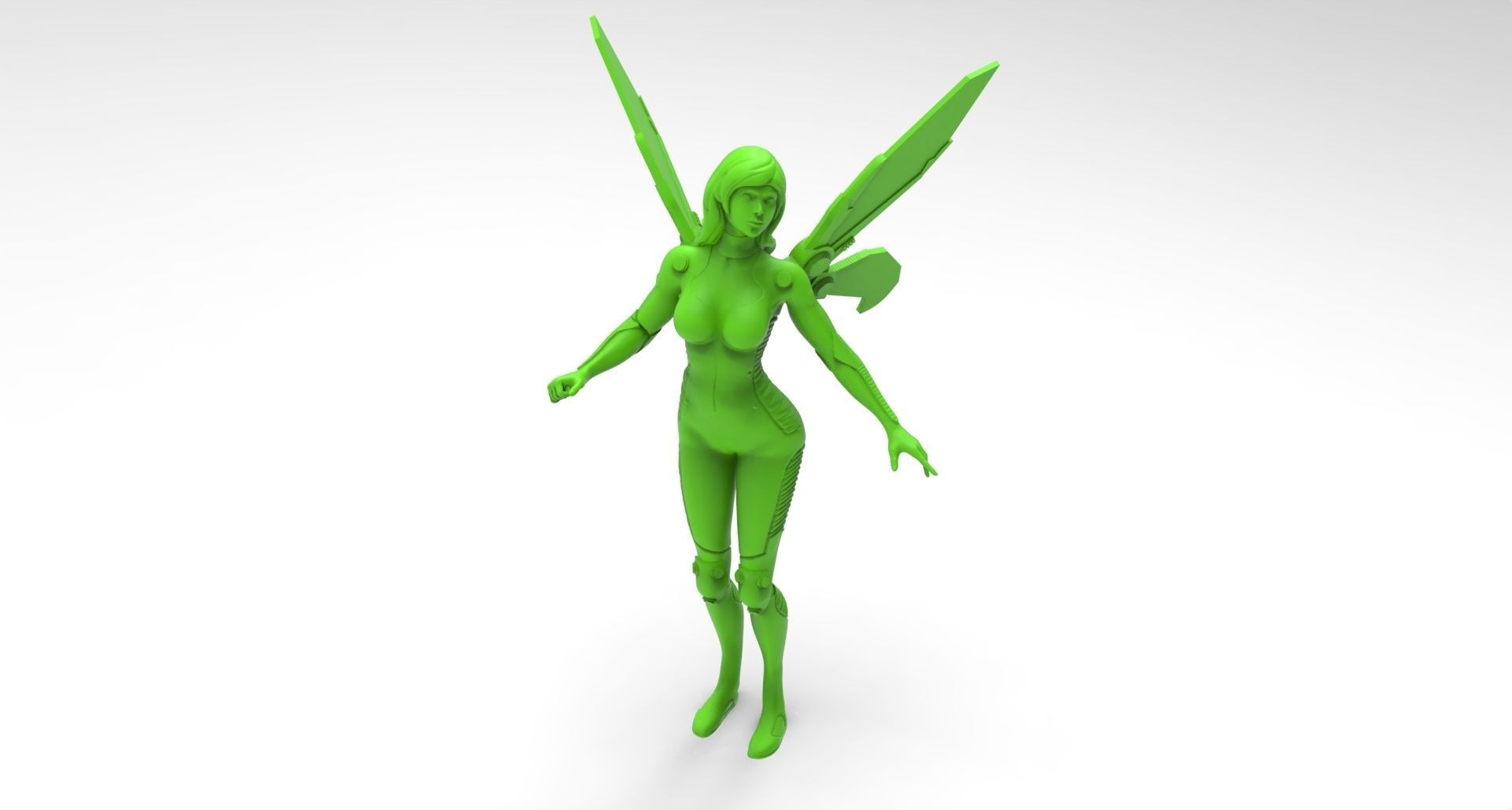 Modern Tinker Bell 3D print model_2