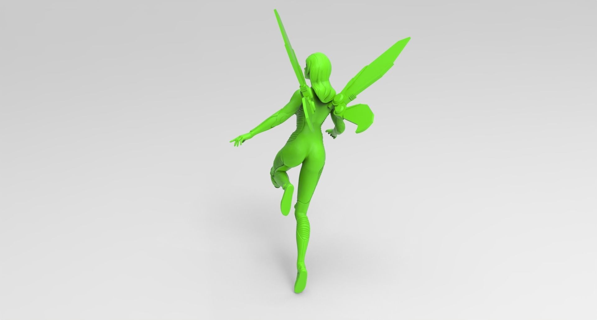 Modern Tinker Bell 3D print model_7