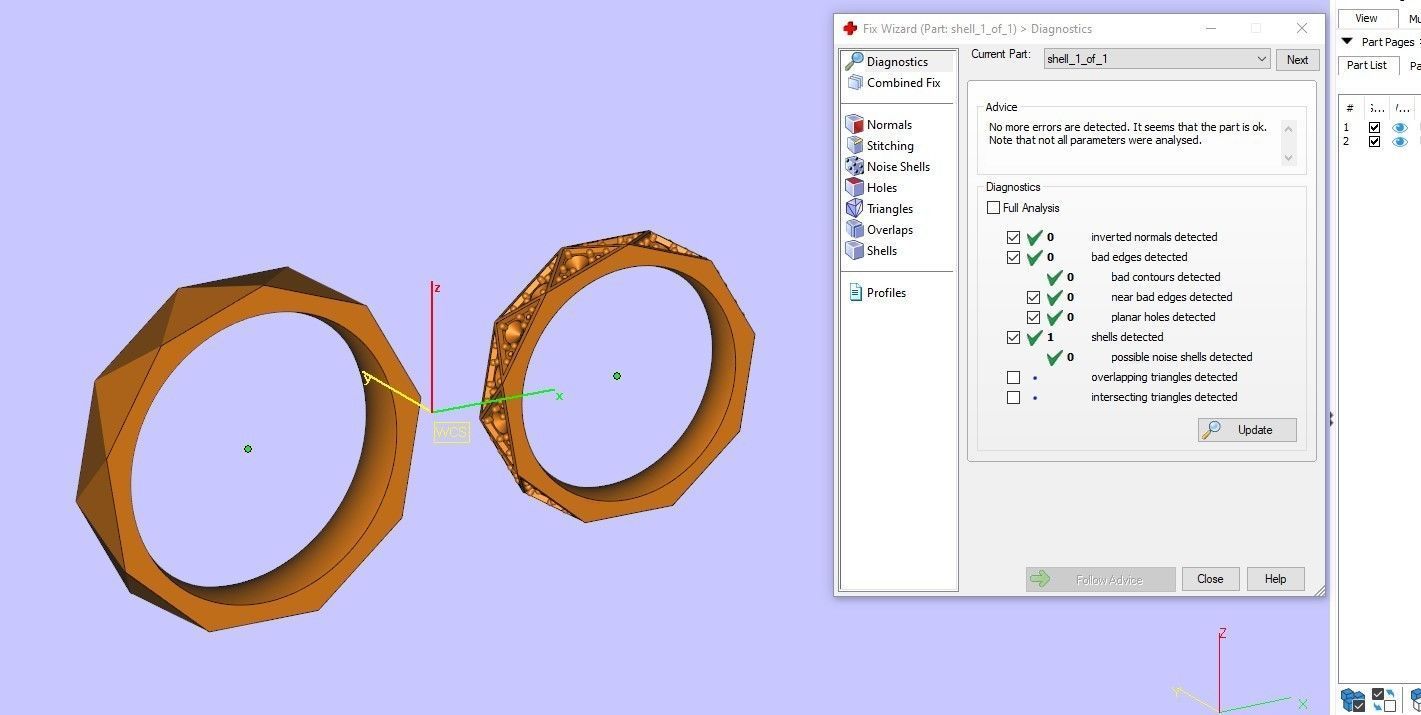 Wedding Bands 3D print model_4