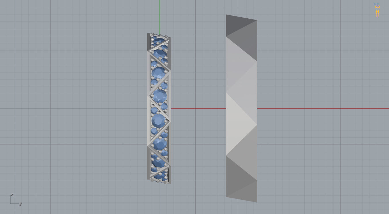 Wedding Bands 3D print model_9