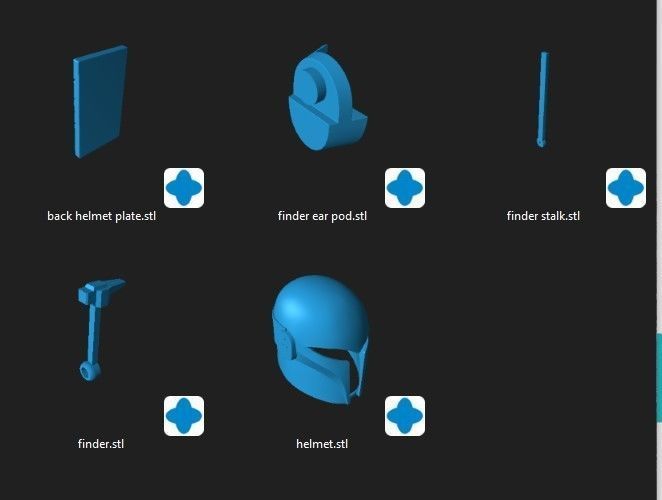 Sabine Wren from Ahsoka Helmet 3d print STL Files Bundle 3D print model_2