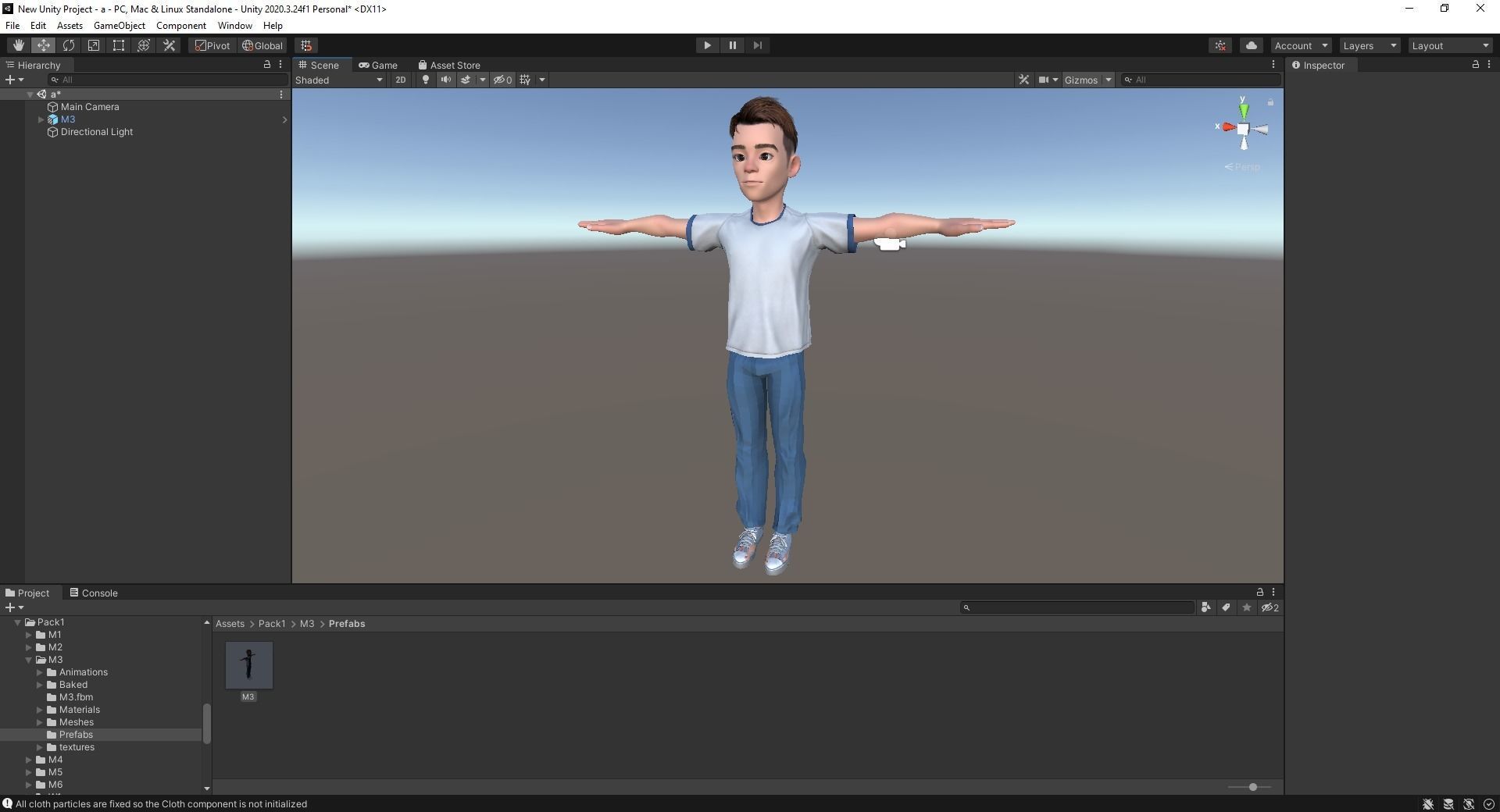 Brother Cartoon Young Teen Low-poly 3D model_31