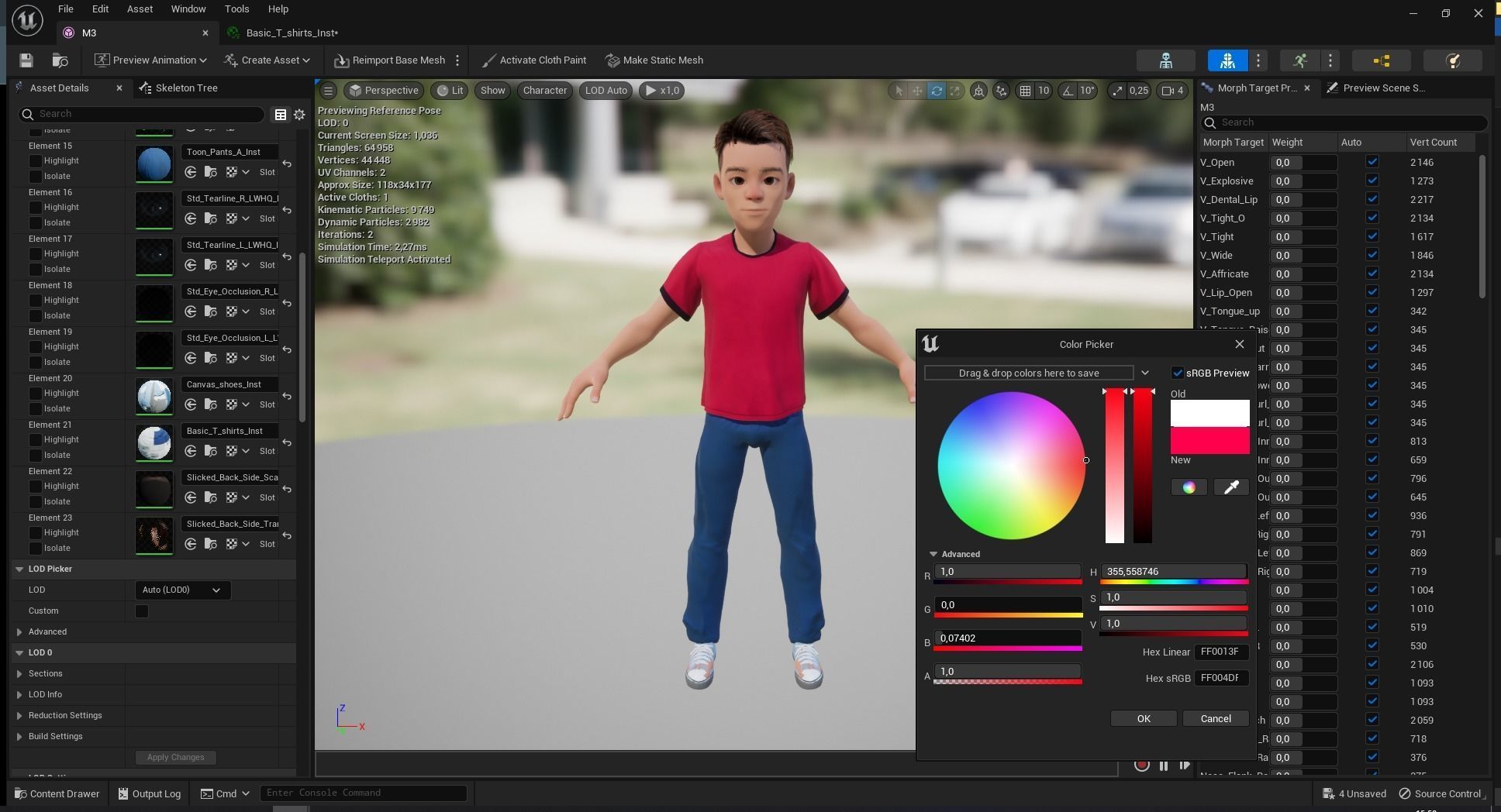 Brother Cartoon Young Teen Low-poly 3D model_27