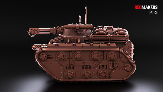 Armored Flamethrower - Imperial Force 3D print model 7