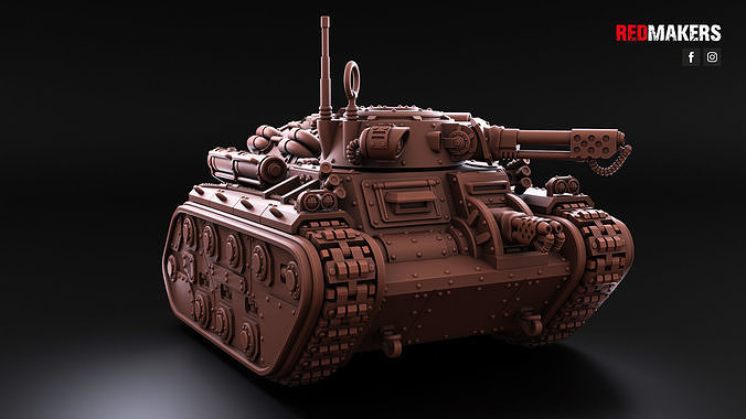 Armored Flamethrower - Imperial Force 3D print model 5