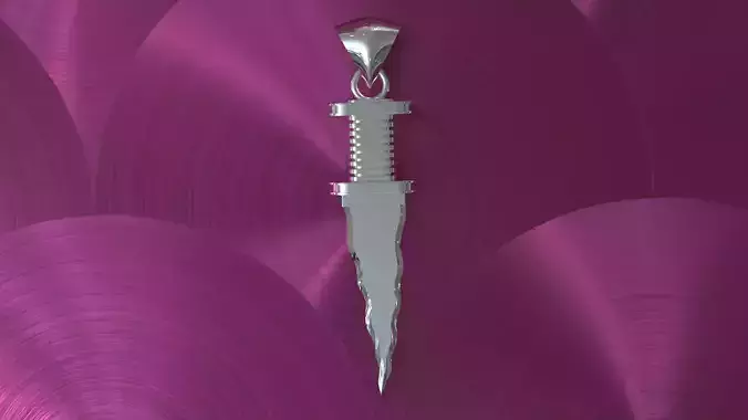 sword knife pendant charm