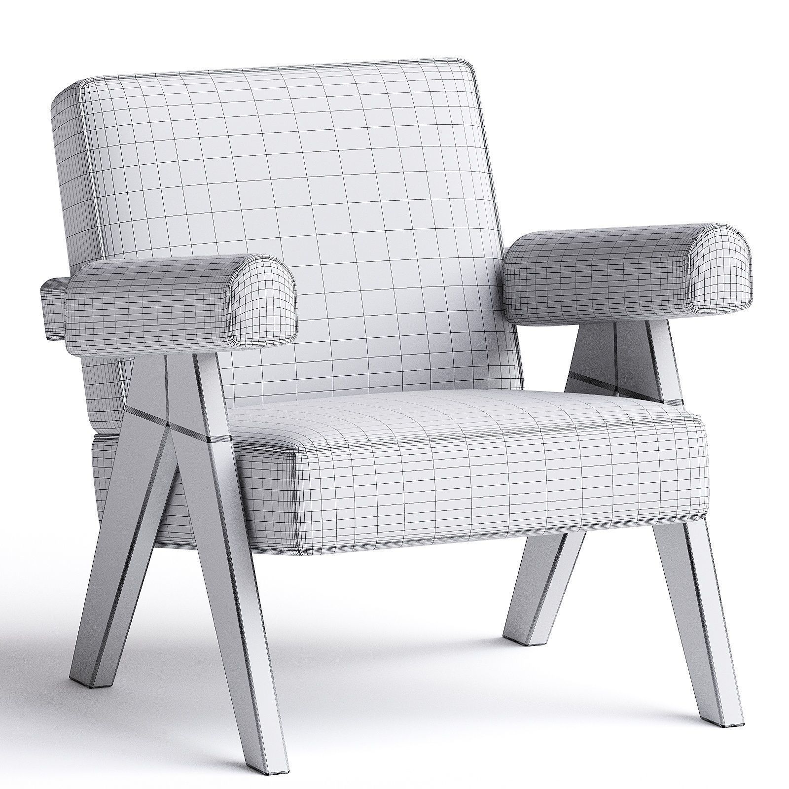 comitee kreslo 3D model_3