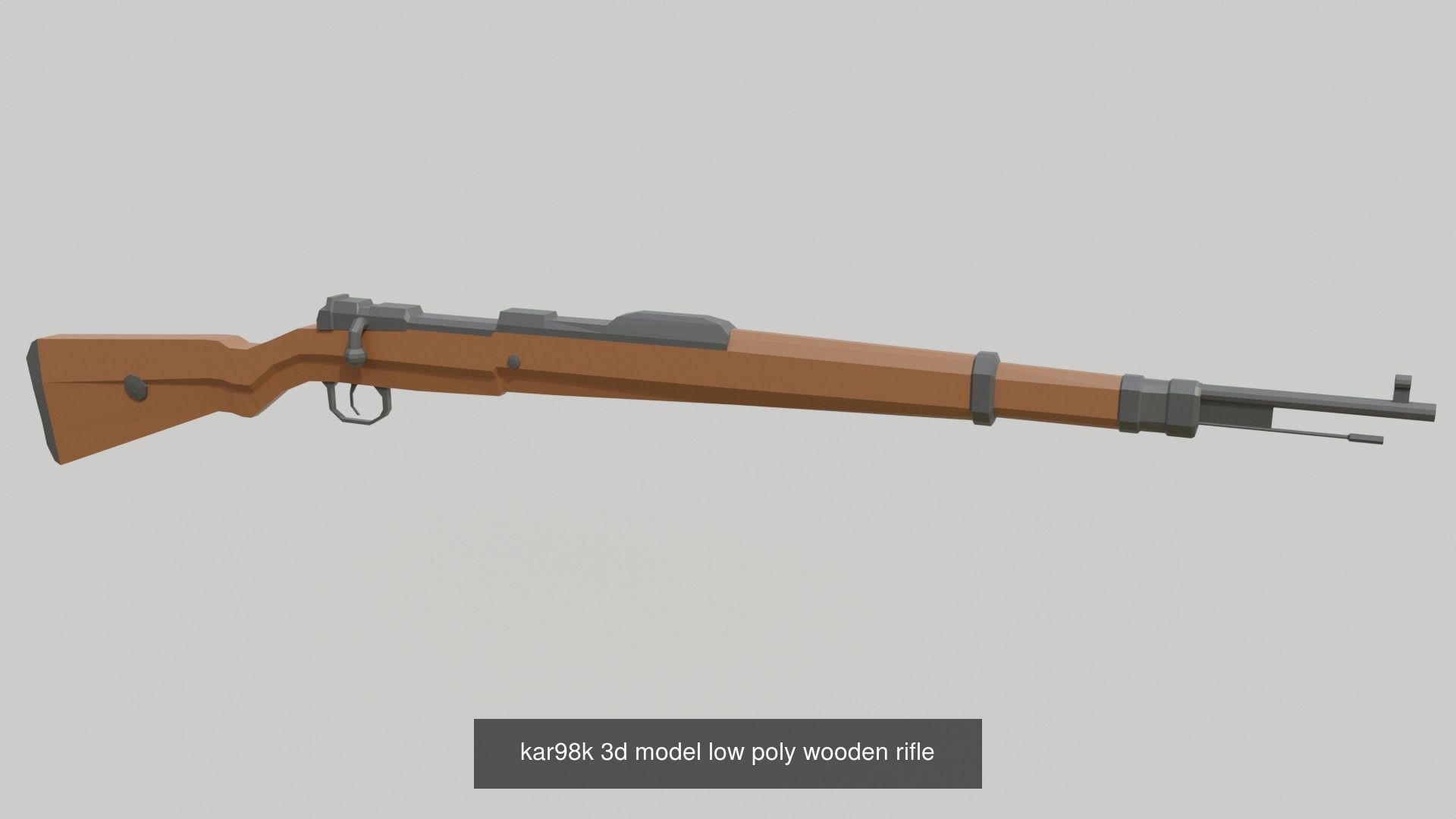 LowPoly Guns Pack 3D Model Collection_2