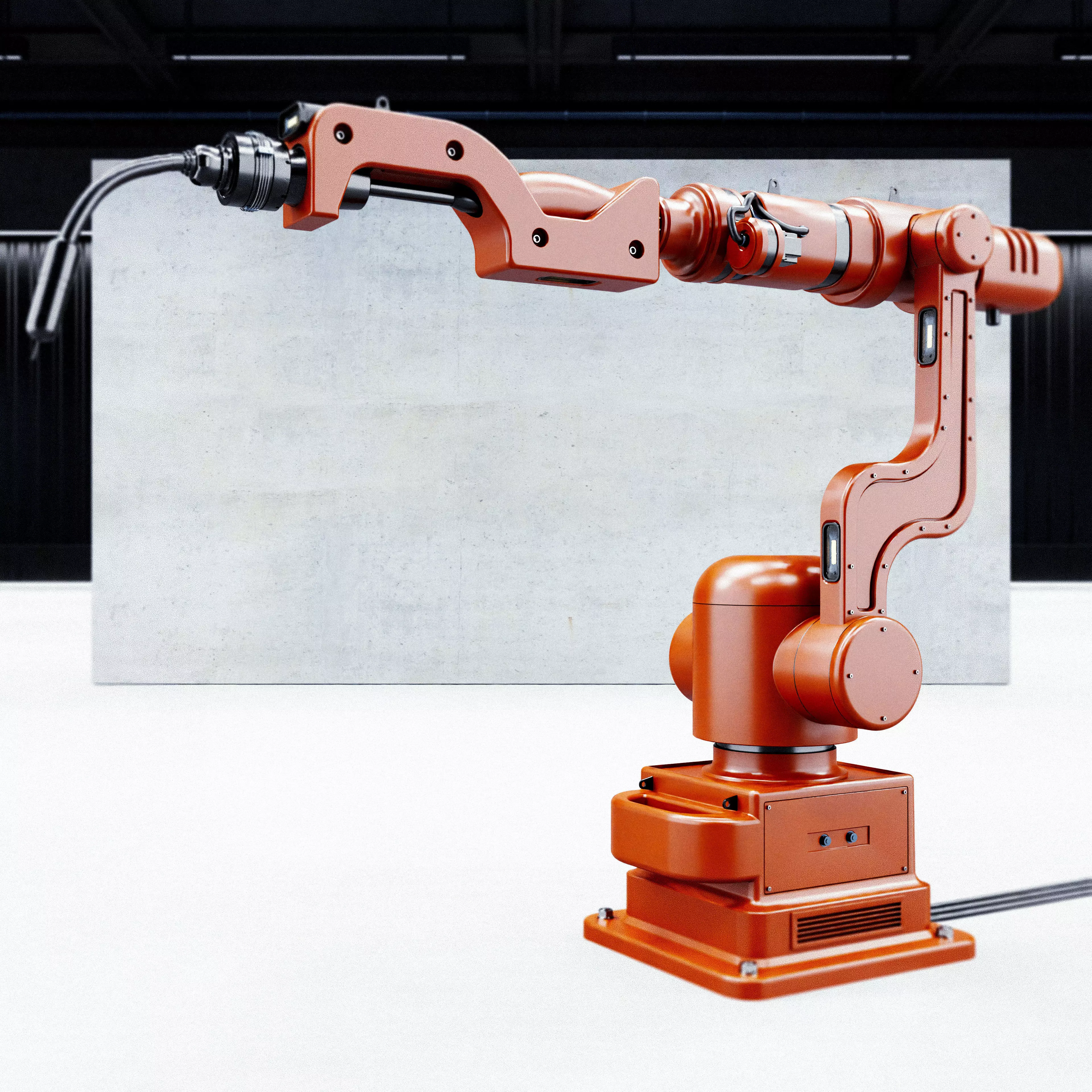 Welding Industrial Robot 3D model_0