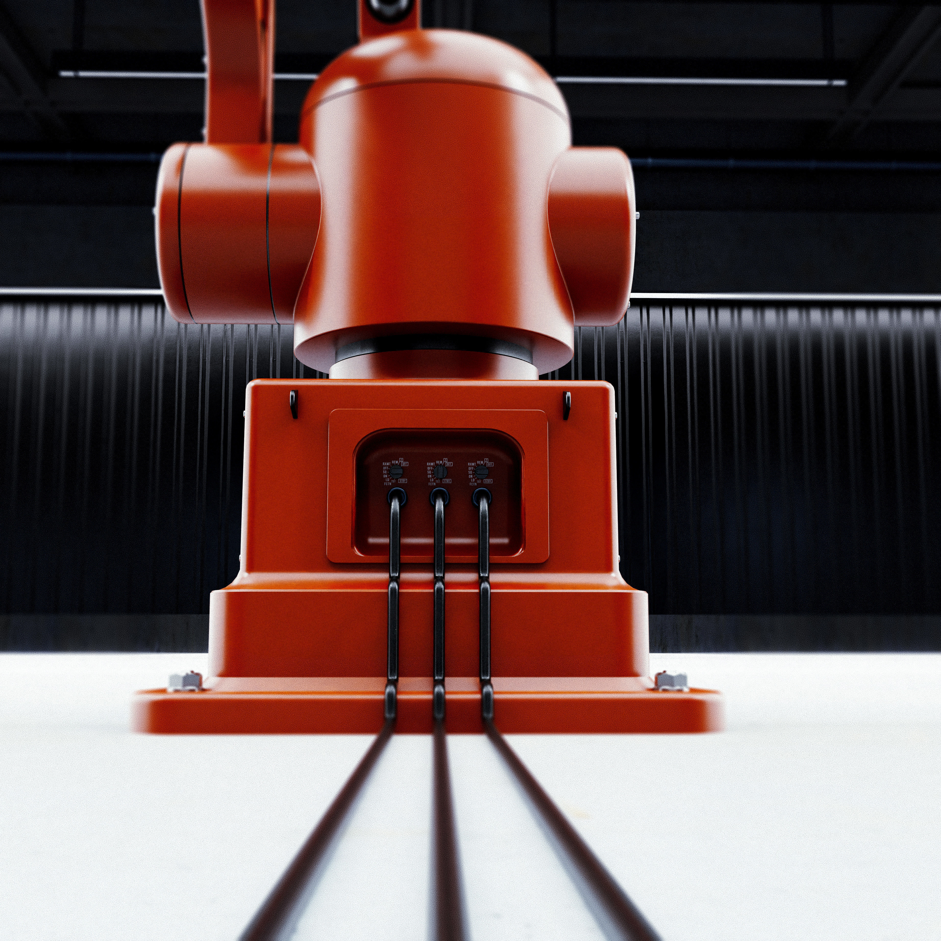 Welding Industrial Robot 3D model_2