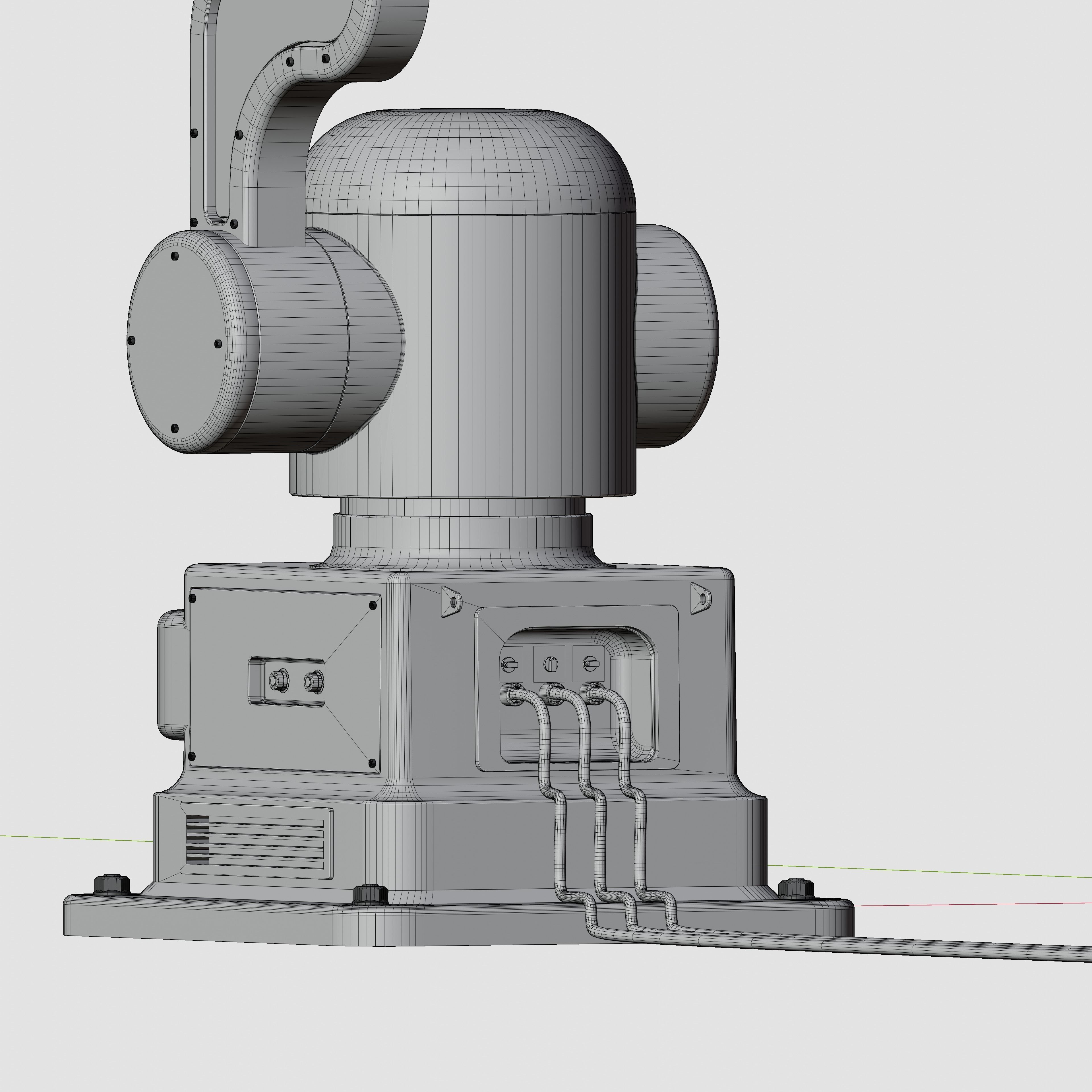Welding Industrial Robot 3D model_11