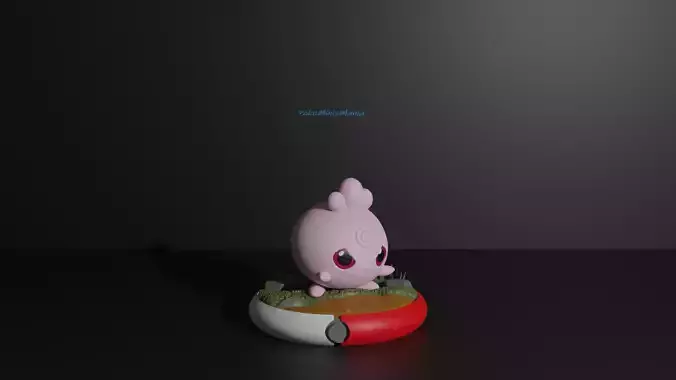 Igglybuff pokemon 3D print model