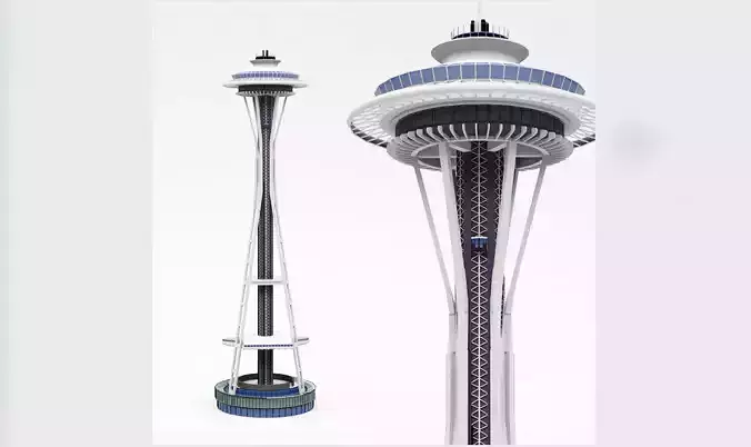 Space Needle 3D model