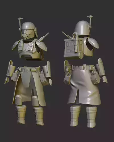 Clone Desert Trooper One12 Scale Figure Custom 3D Print Files