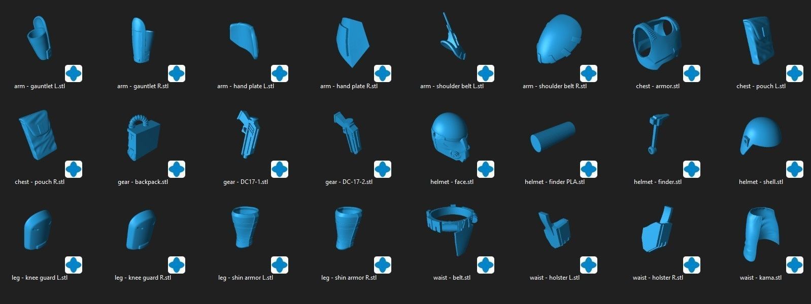 Clone Desert Trooper One12 Scale Figure Custom 3D Print Files 3D print model_1