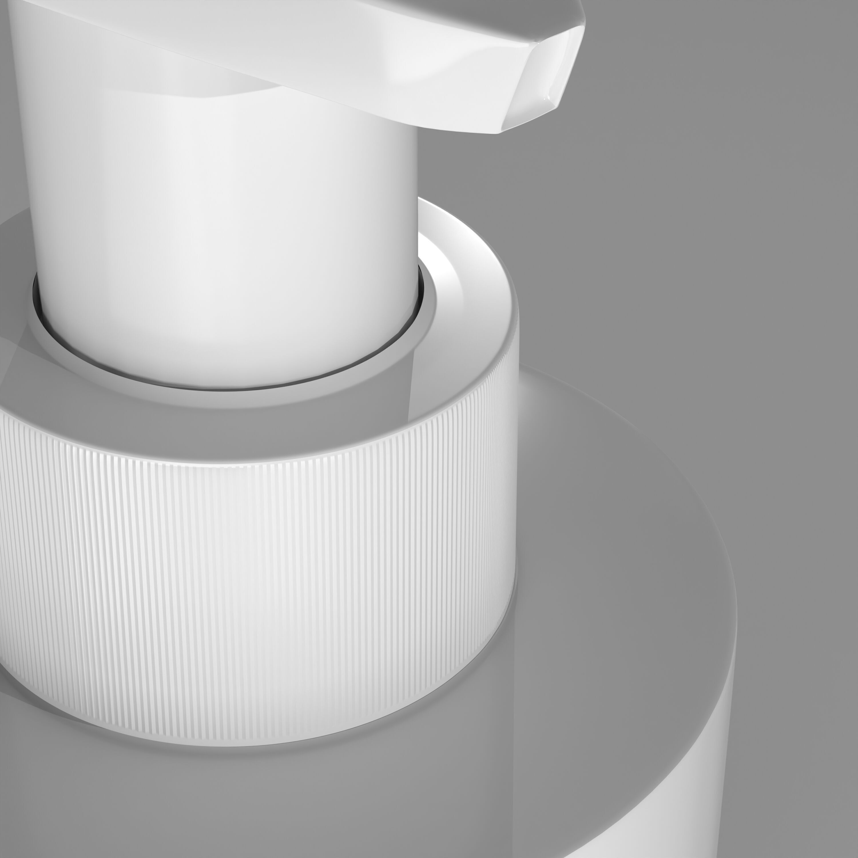 Creme Dispenser 3D Model 3D model_3