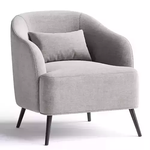 fabric kreslo violet