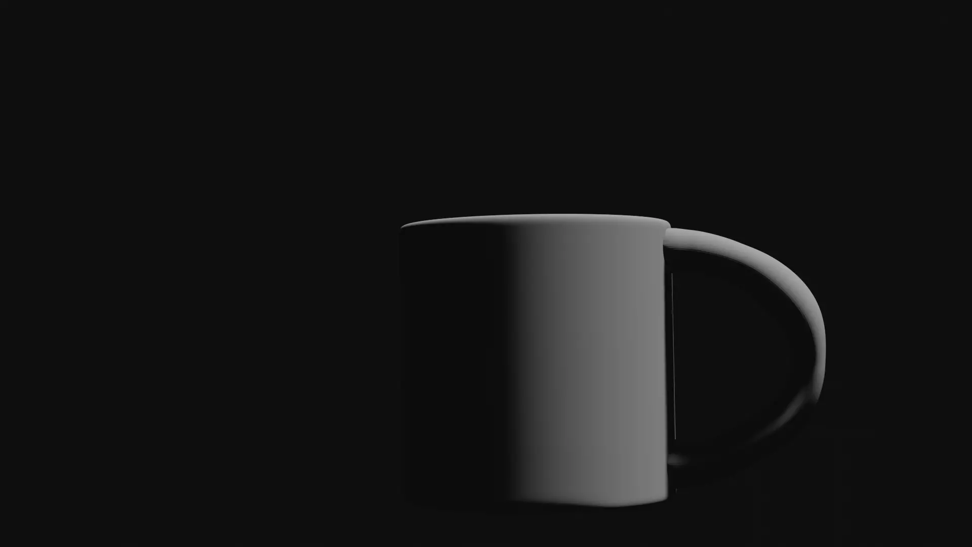 a mug  no texstures Free 3D model_0