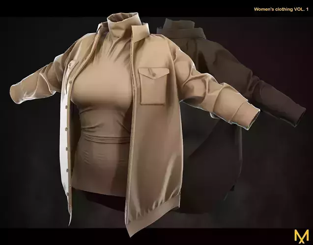 Oversize shirt 3D model