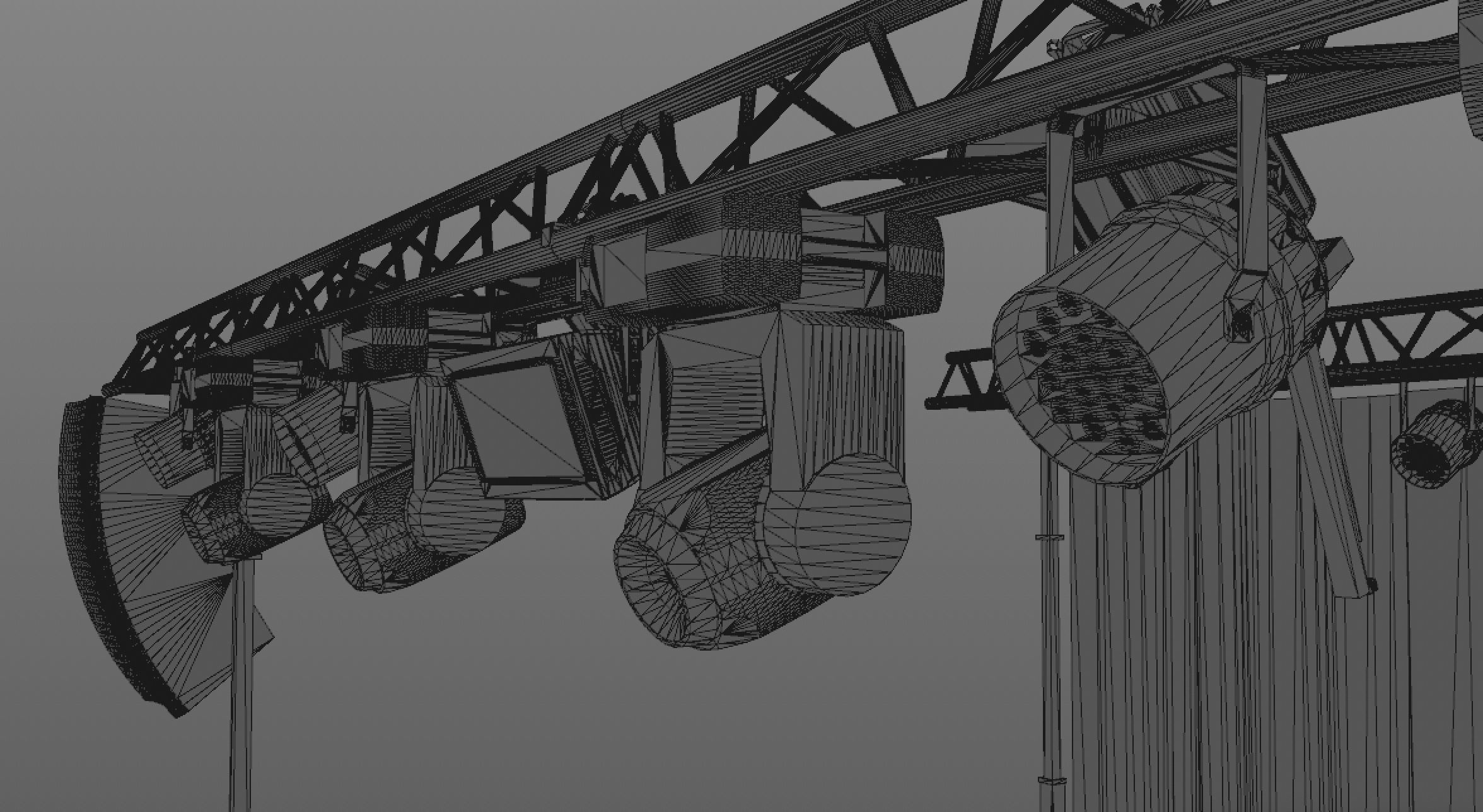 Professional DJ Stage 3D model_8