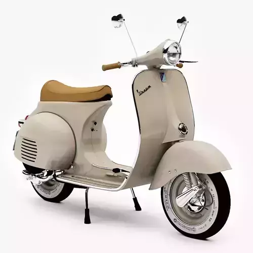 Classic Vespa Highpoly 3D model