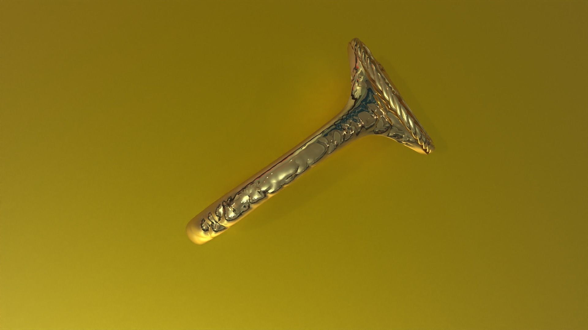 Christ Jesus  Christian Messiah Ring signet 3D print model_5