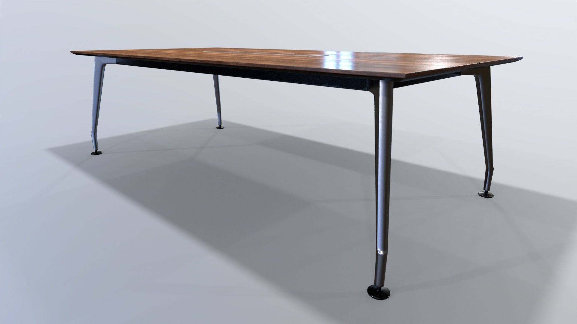 Conference Table PBR Low-poly 3D model_2