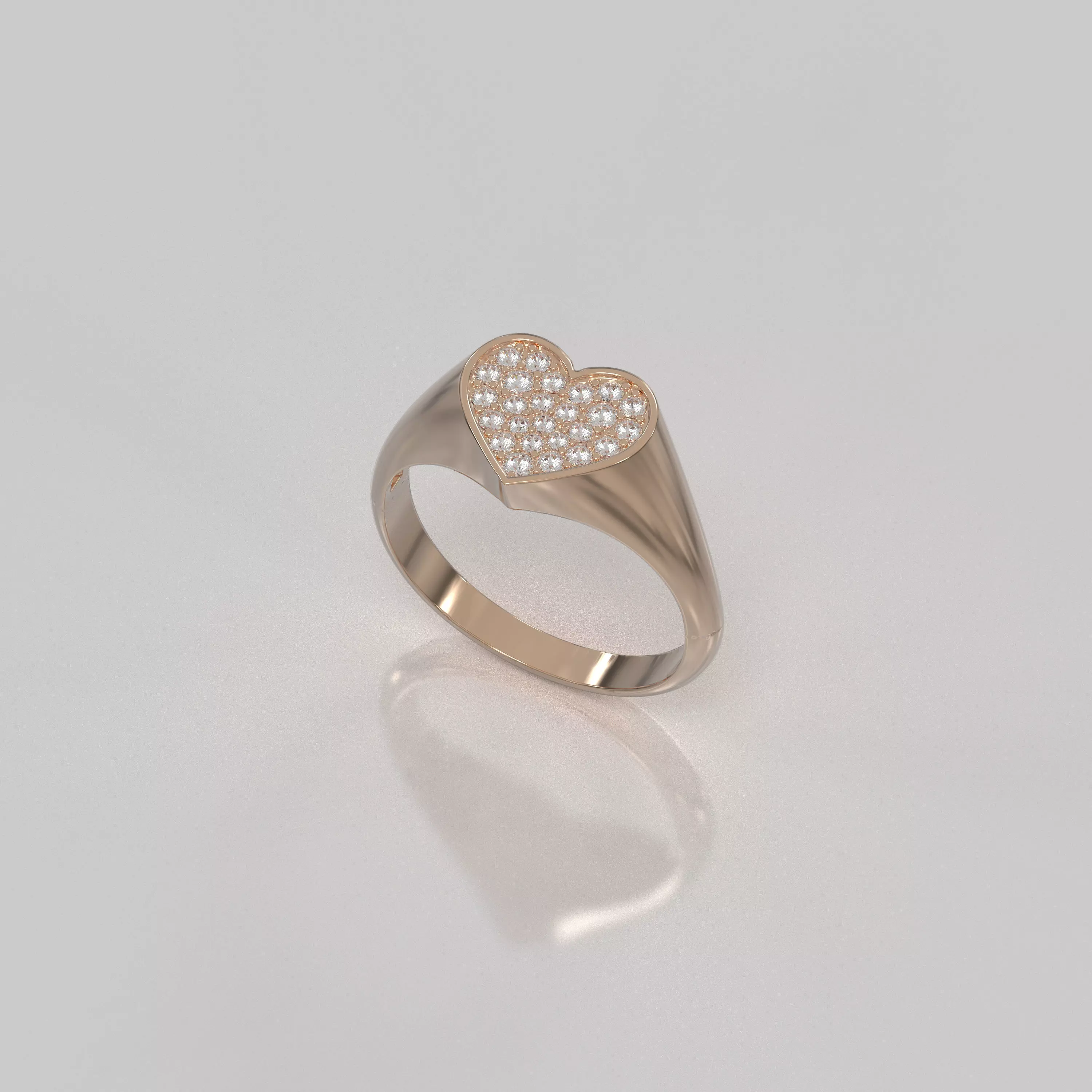Heart Ring Free 3D print model