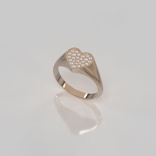 Heart Ring  Free 3D print model