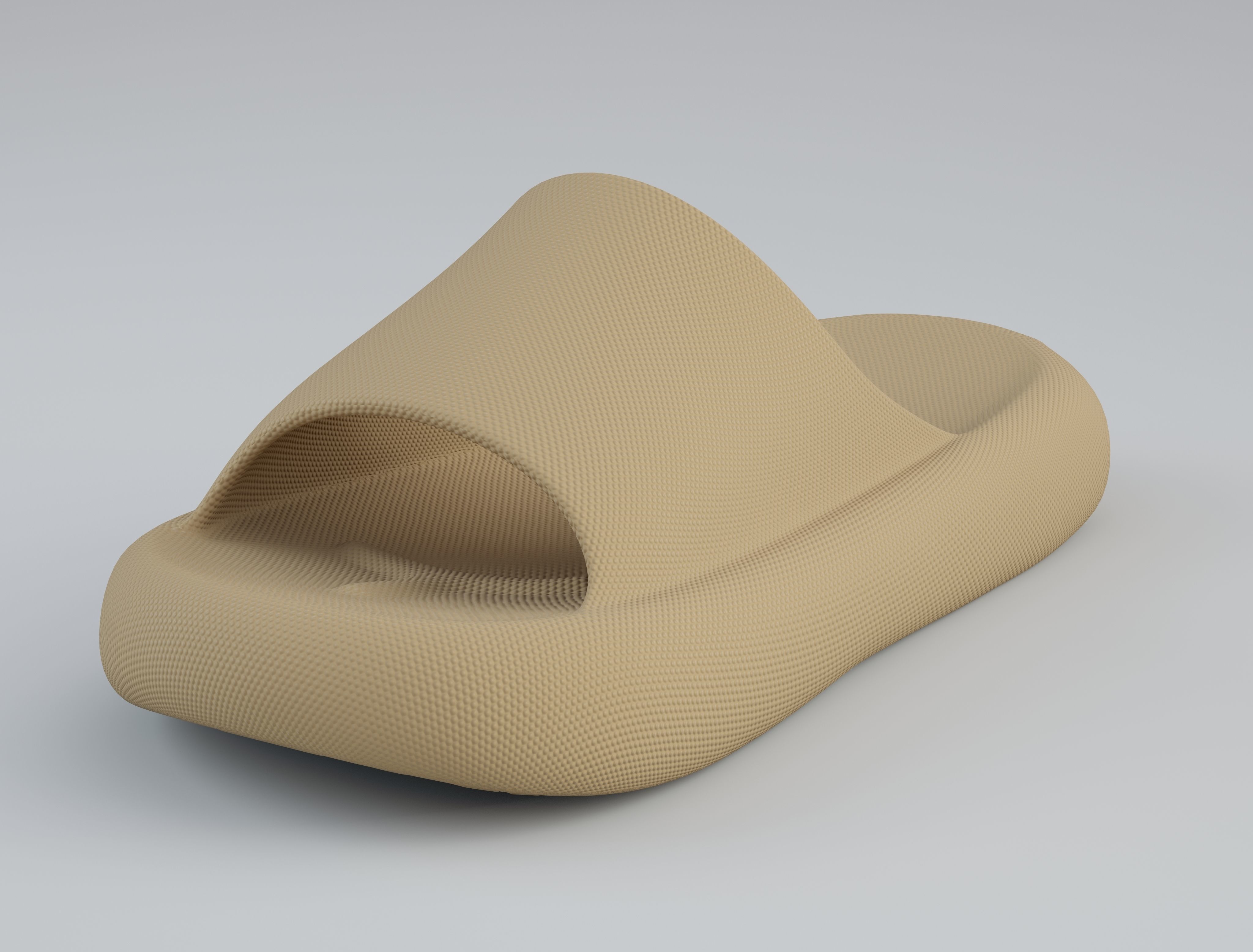 Slippers Pillow Slide  Low-poly 3D model_9