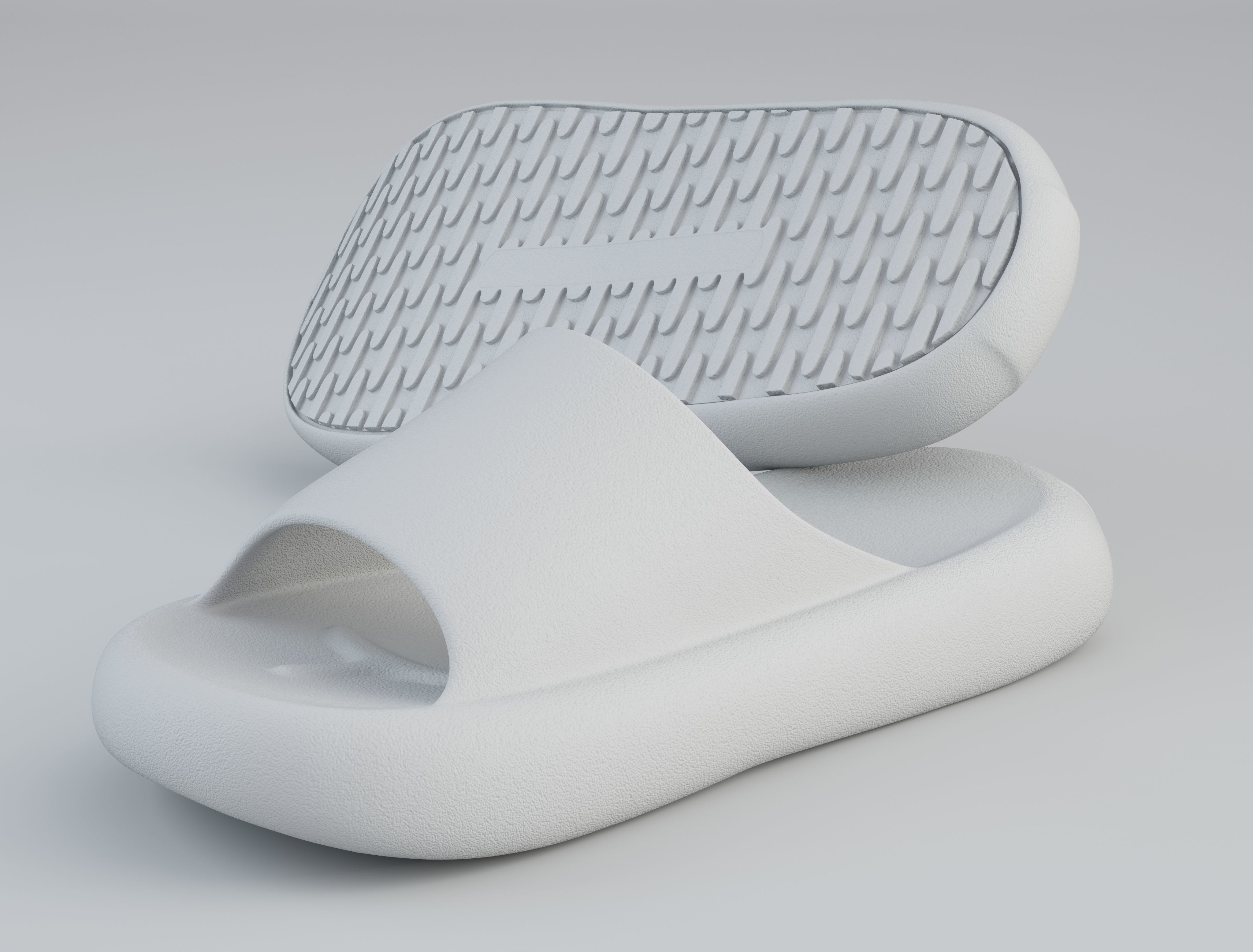 Slippers Pillow Slide  Low-poly 3D model_25