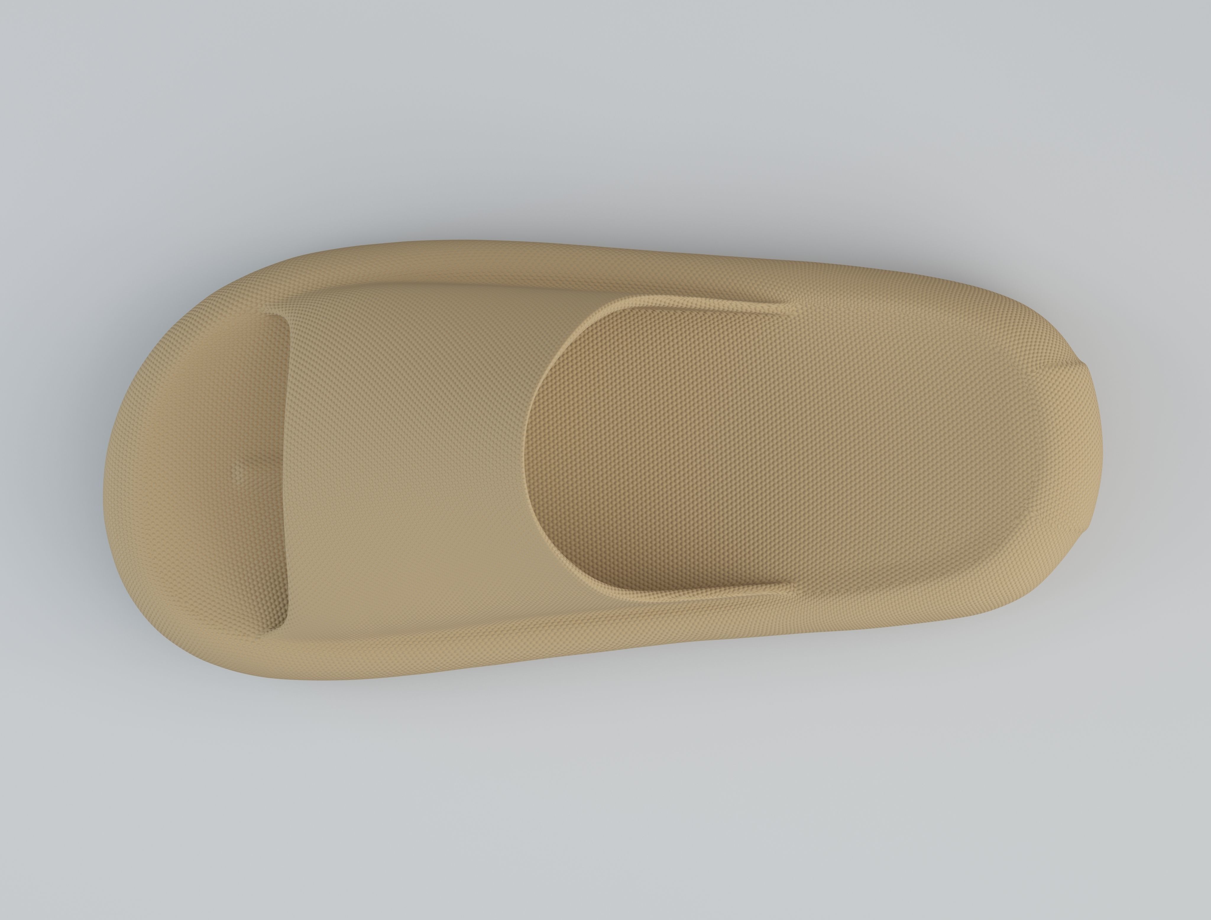 Slippers Pillow Slide  Low-poly 3D model_4