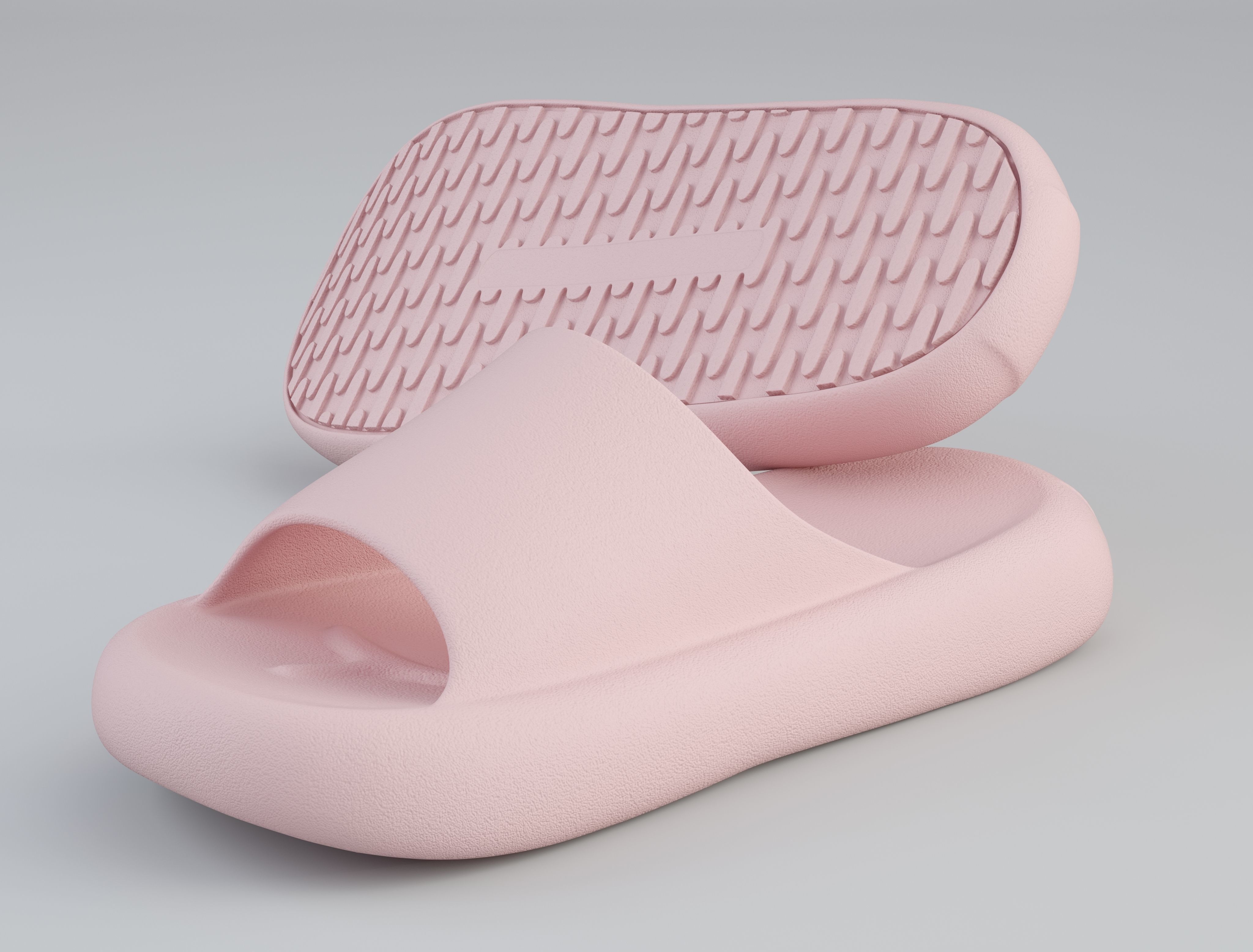 Slippers Pillow Slide  Low-poly 3D model_22