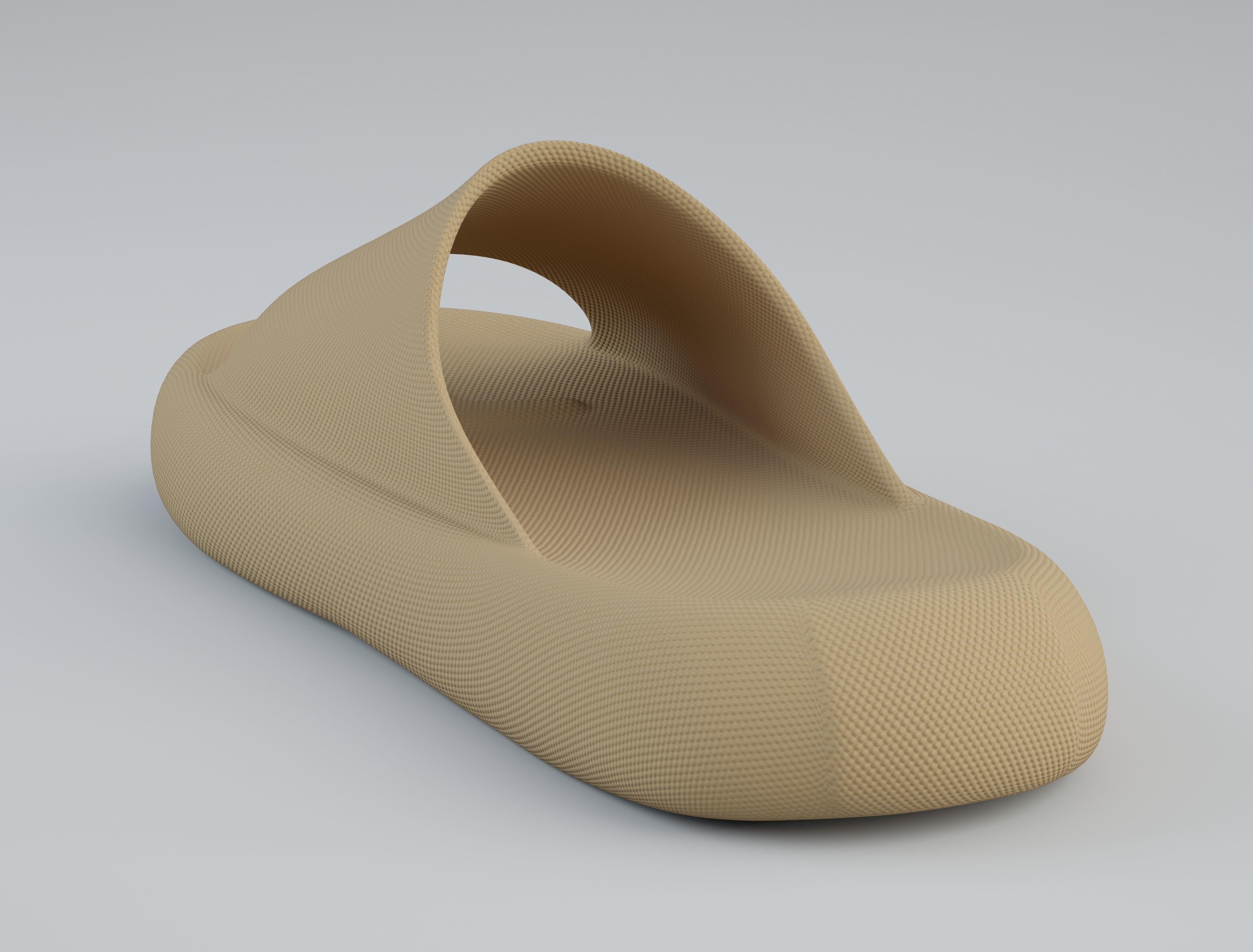 Slippers Pillow Slide  Low-poly 3D model_8