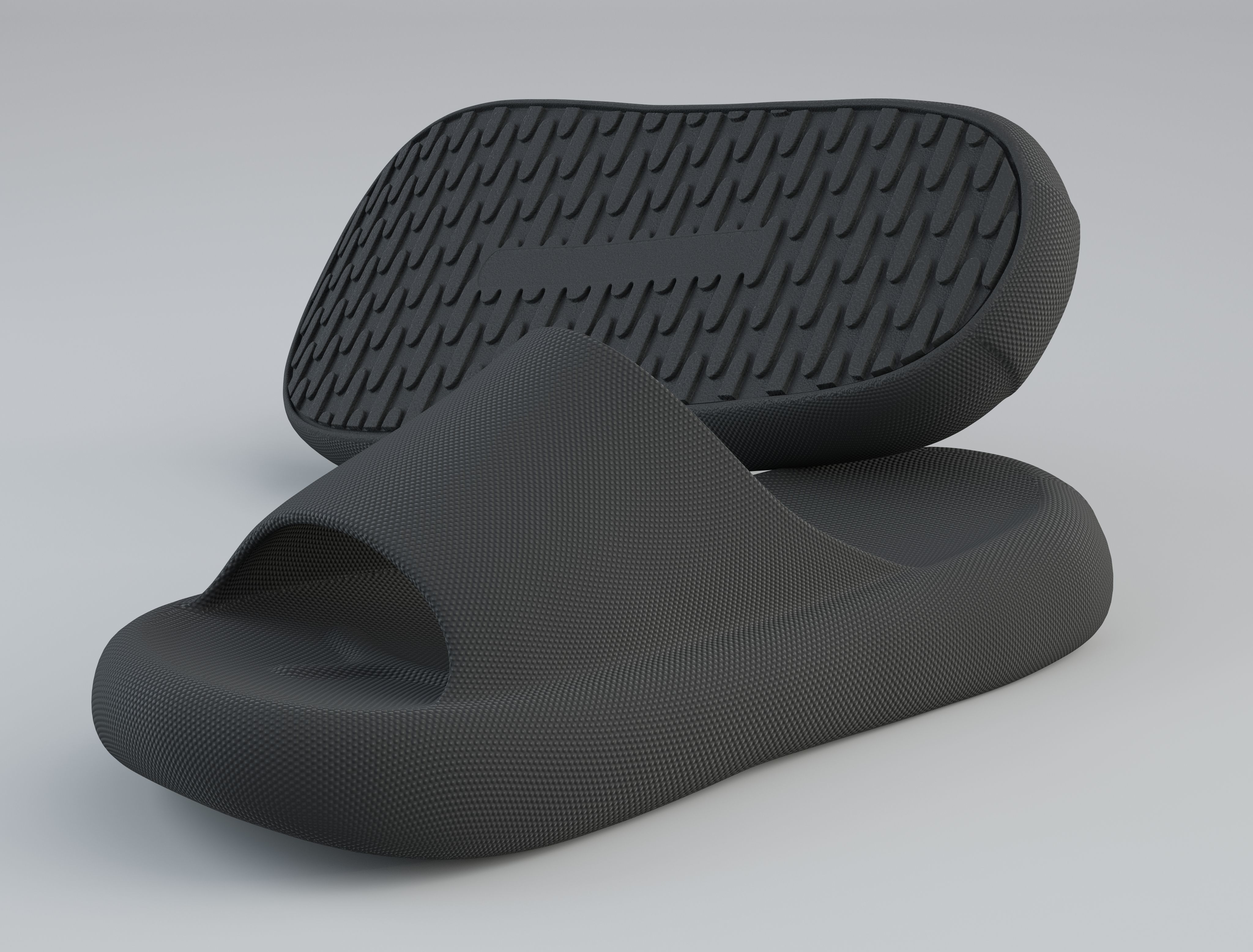 Slippers Pillow Slide  Low-poly 3D model_14
